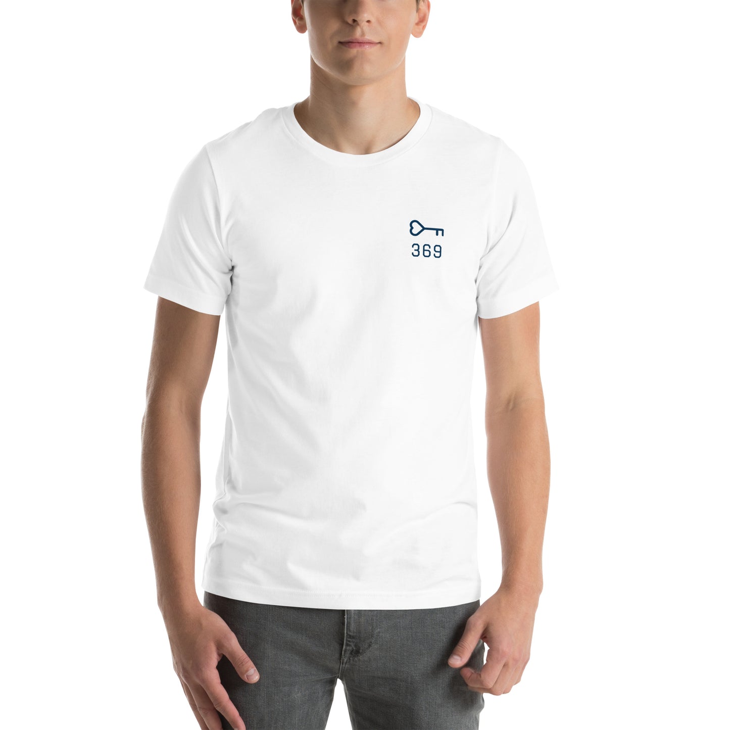 369 Universal Love Key Unisex t-shirt