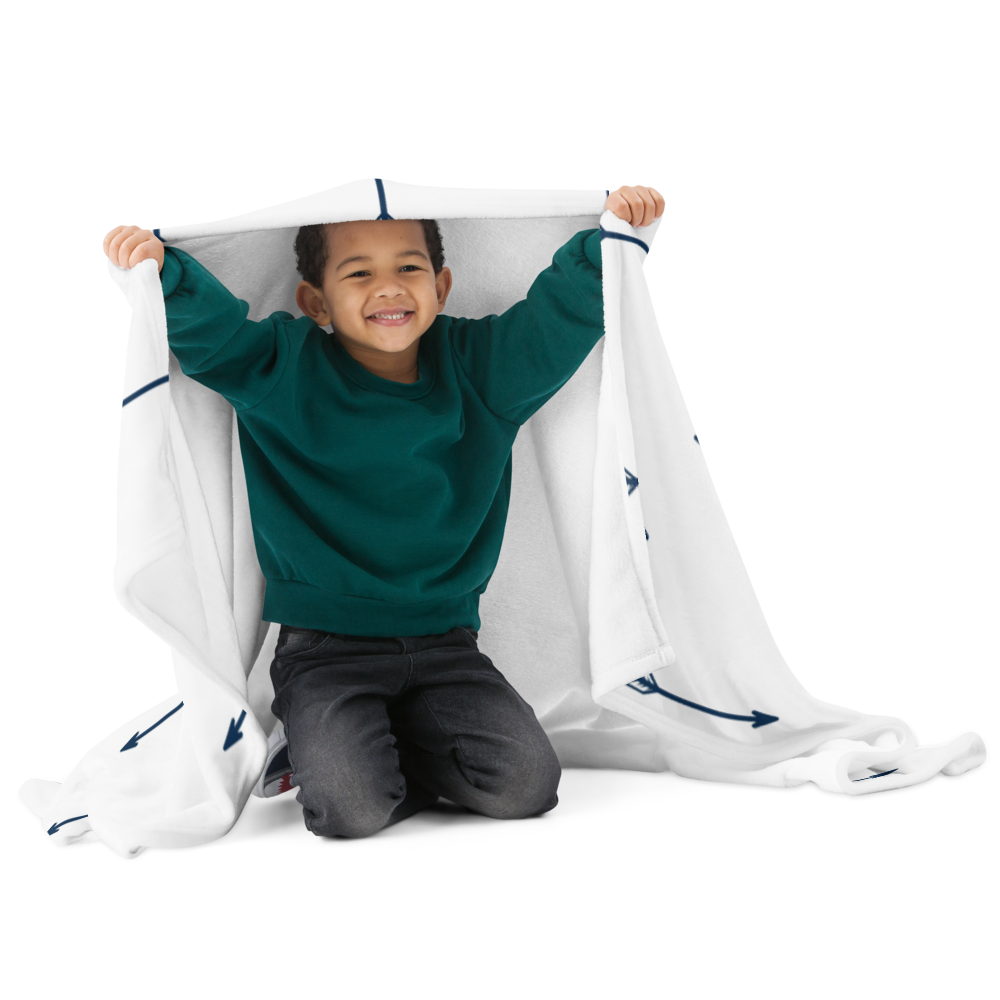As Arrows Adventure Throw Blanket