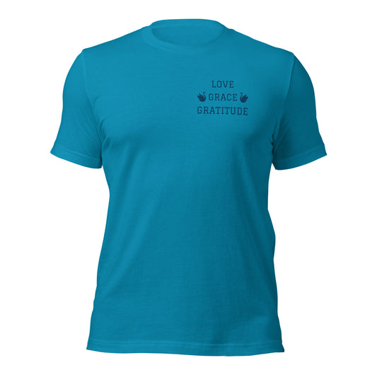 Grace (Love) Gratitude Unisex t-shirt