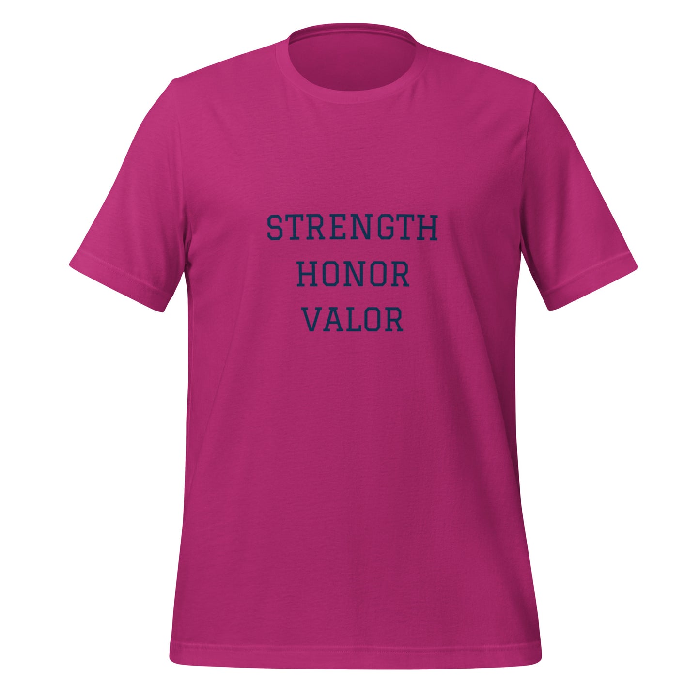 Strength Honor Valor Unisex t-shirt