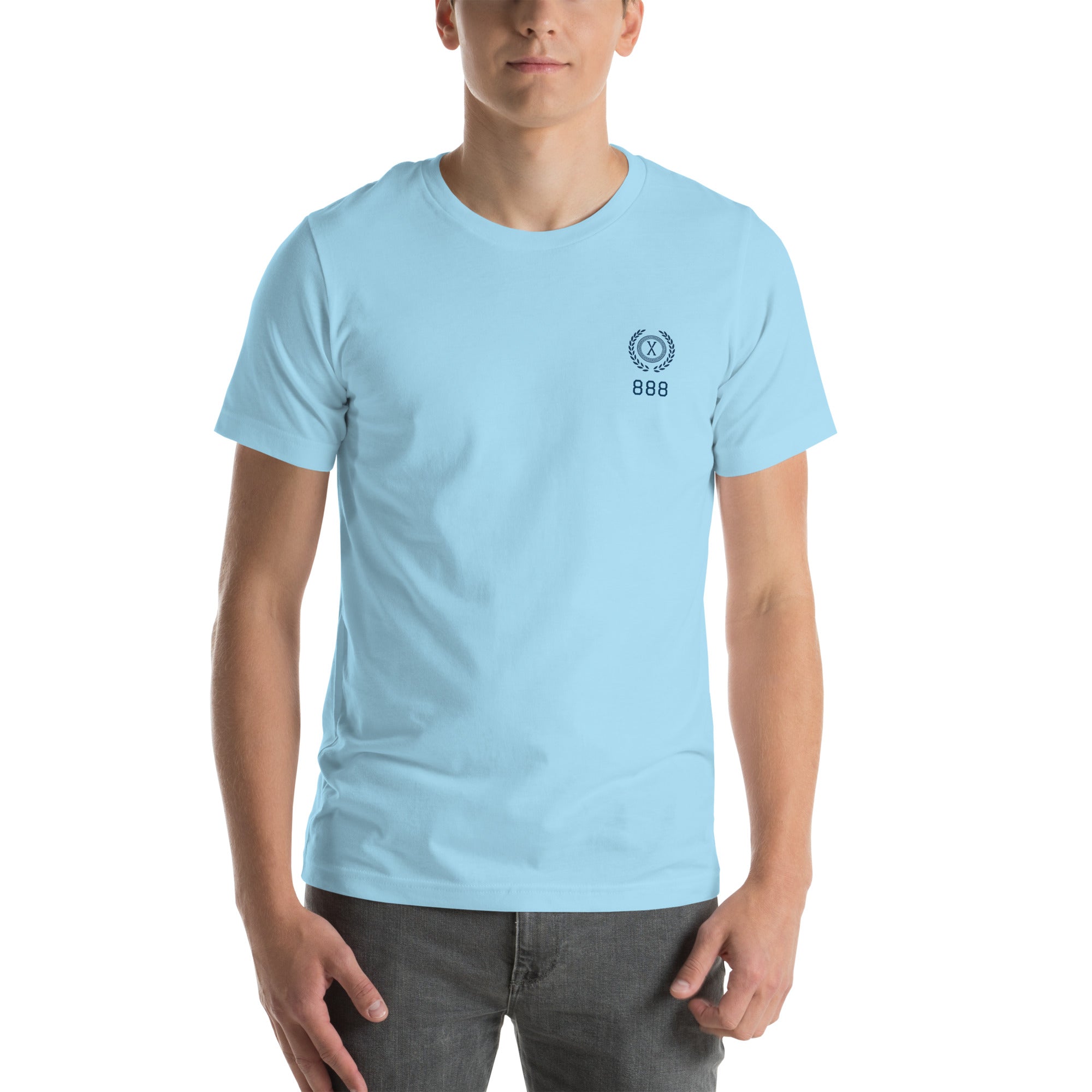 4089 Loopwheel Stripe Border Tee in Navy Grey – Blue Owl Workshop
