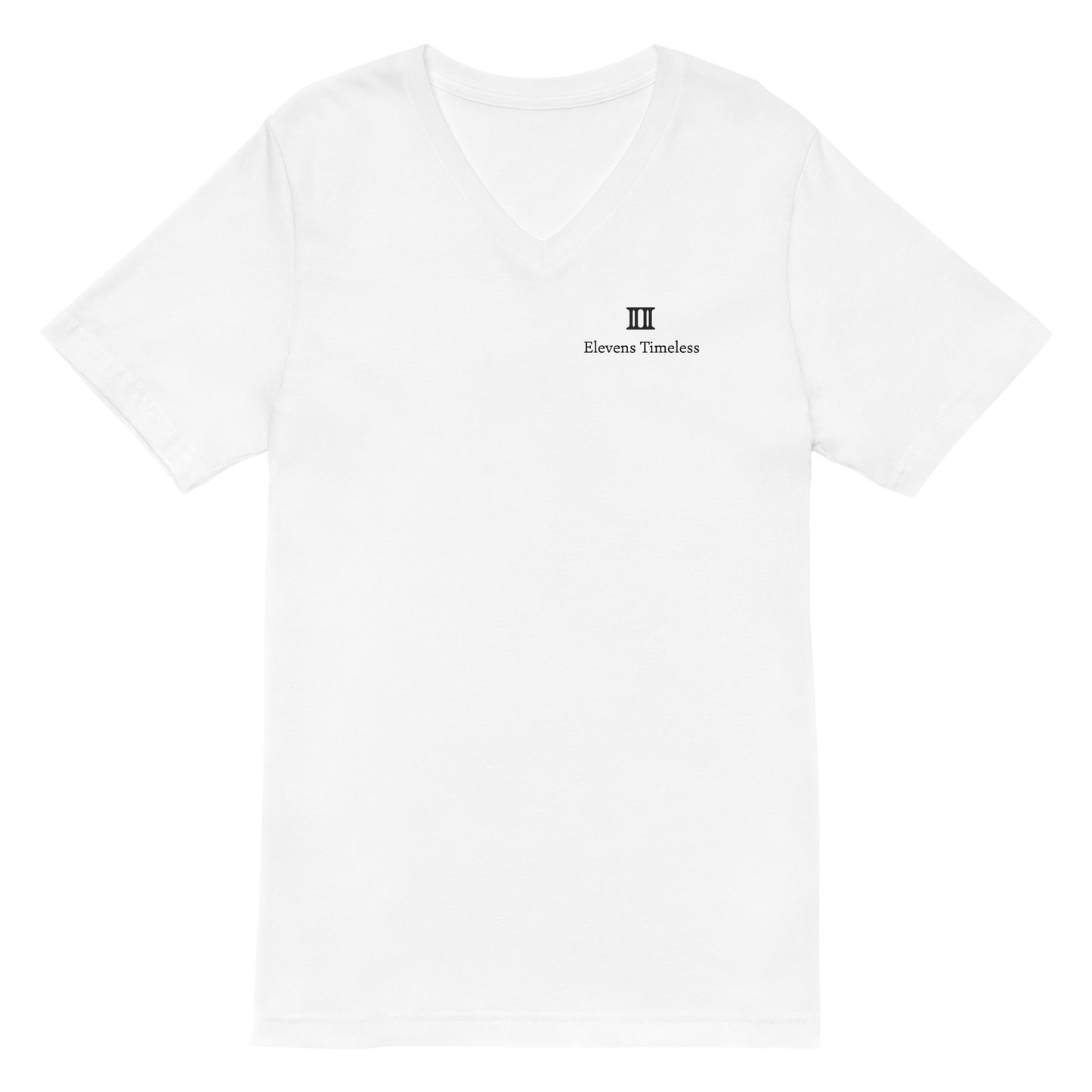 Elevens Timeless Unisex Short Sleeve V-Neck T-Shirt